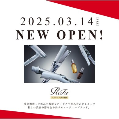 NEWSHOP！！「Refa」OPEN