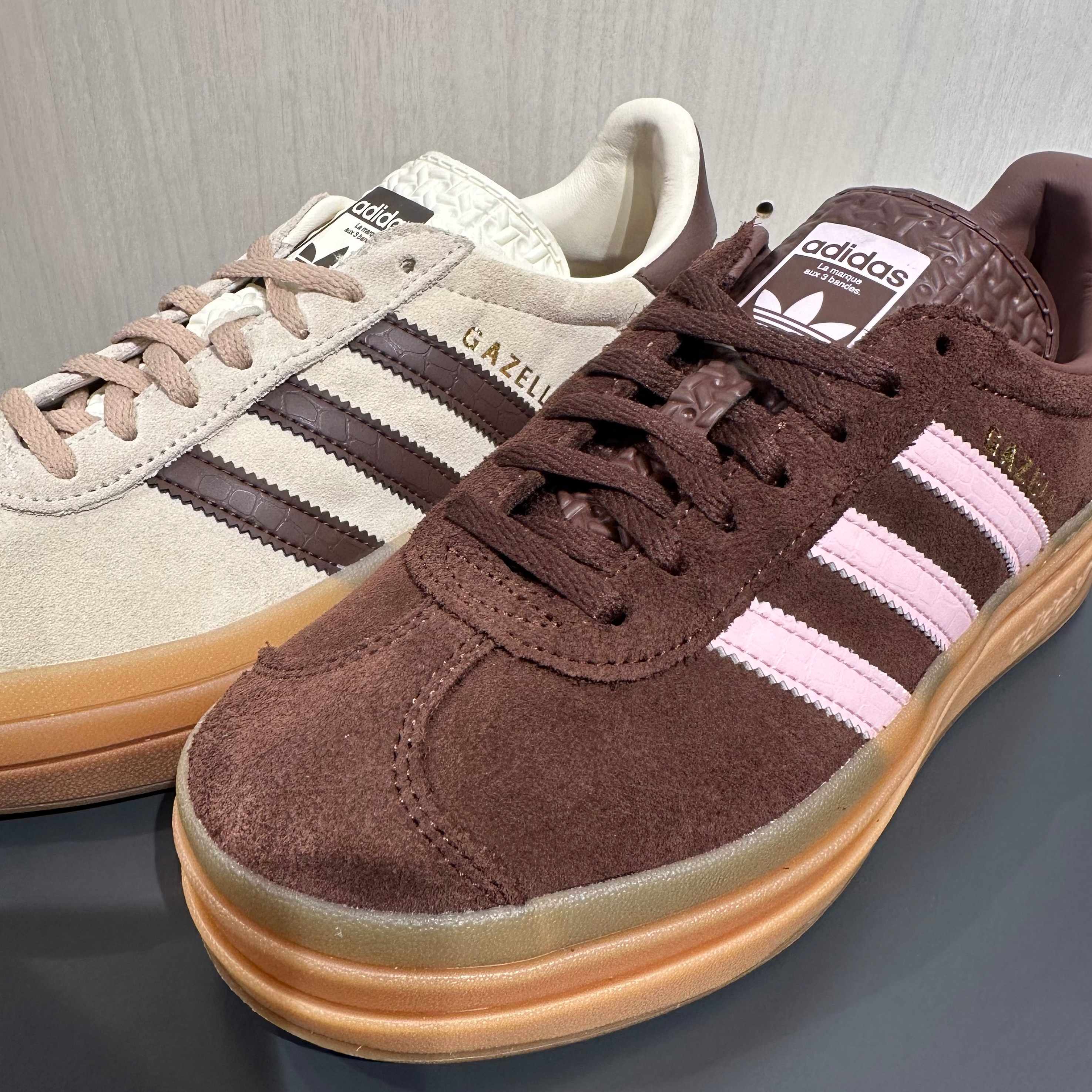 abc18　3点　　まとめて ADIDAS】GAZELLE BOLD🤎 │ABC-MART GRAND STAGE │ ショップ