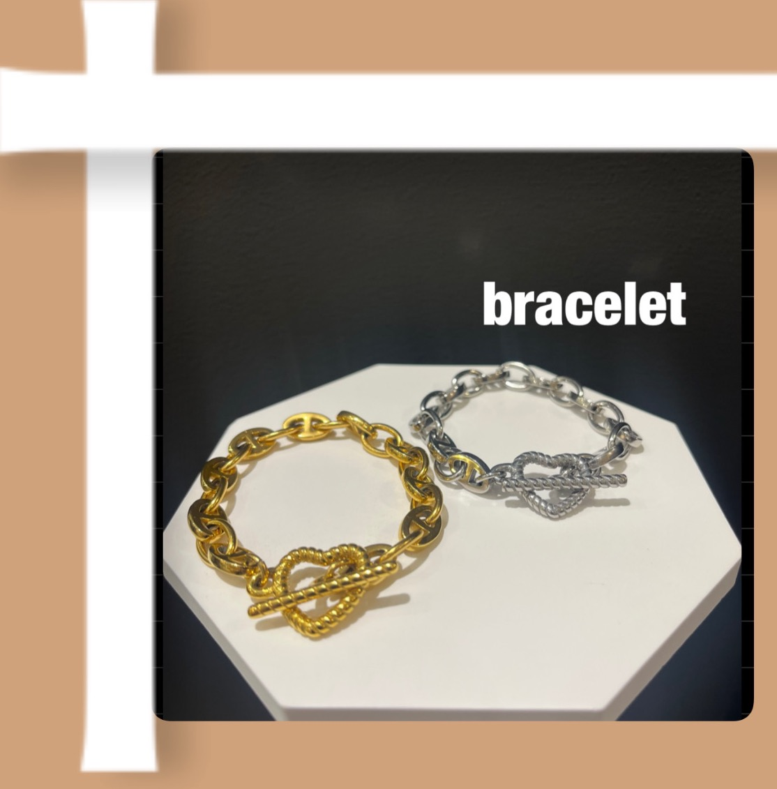 Heart anker chain bracelet / │クロスジュエリア │ ショップ