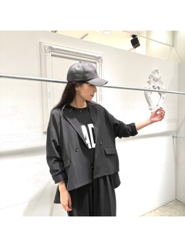 バックタックダブルブレストジャケット