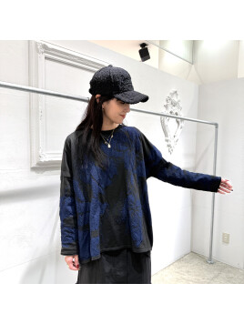 ジャガードニットプルオーバー