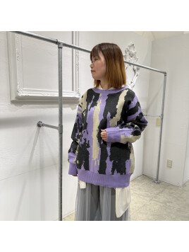 アシンメトリーフレアーブラウス