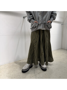 ストライプマーメイドスカート