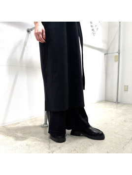 配色ラインニットパンツ