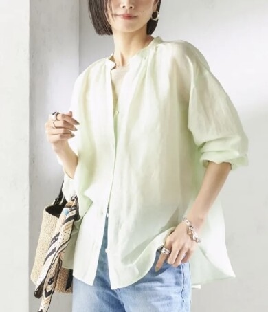 母の日おすすめアイテム　リネンシャツ！