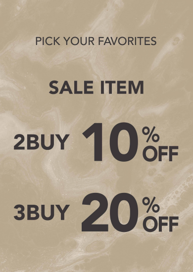 2buy 10%OFF/3buy 20%OFF