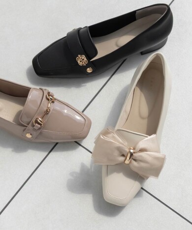 3WAY ベルトデザインローファー