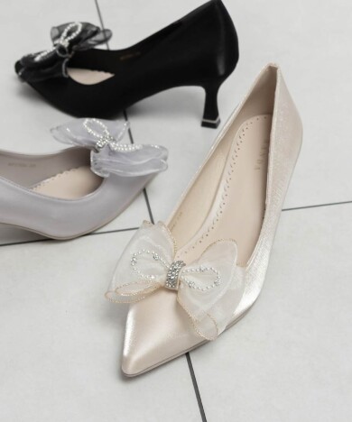 2WAY シアーリボンパンプス