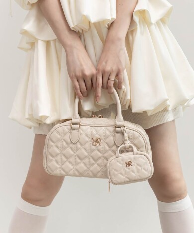 2WAY ミニバッグチャームショルダーバッグ