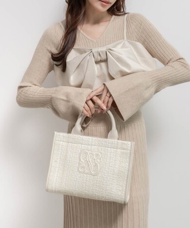 2WAY モノグラムデザイントートバッグ