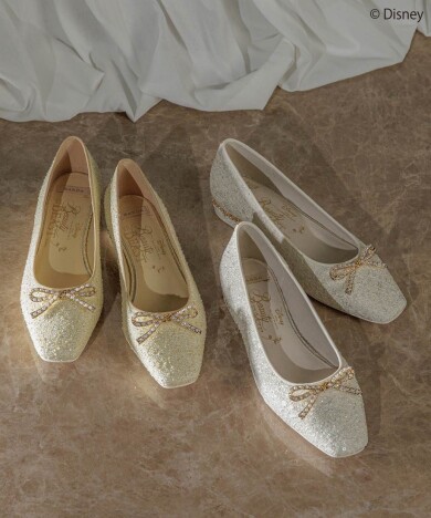 『美女と野獣』コレクション✨ドレスアップフラットパンプス