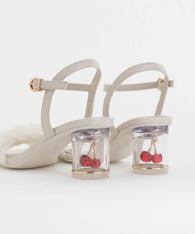 【Cherry Collection】チェリーヒールストラップサンダル