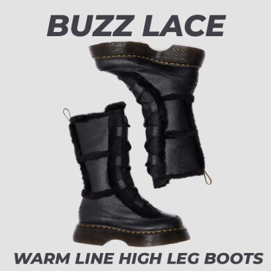 ❄️BUZZ LACE WARM LINE HIGH LEG BOOT