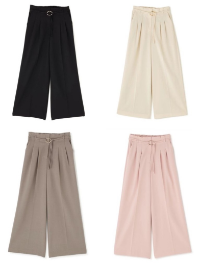 『ダブルベルトワイドパンツ』好評発売中!!