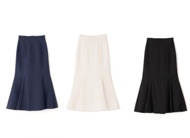 『ヘム切替マーメイドスカート』好評発売中！！