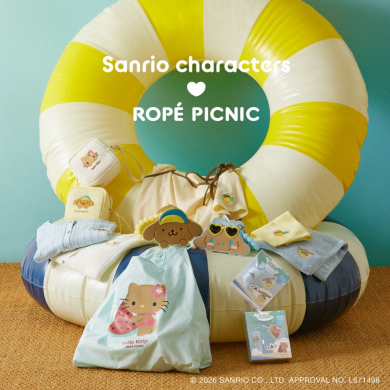 サンリオキャラクターズ×ROPÉ PICNIC　コラボレーションアイテムが登場！