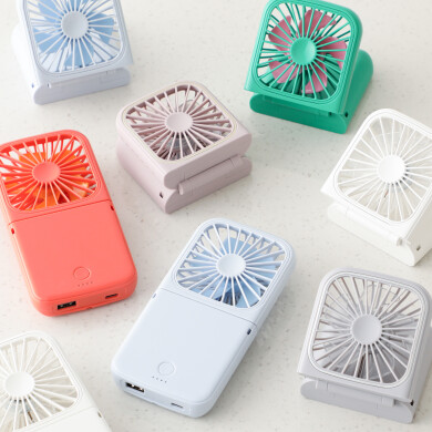 モバイルバッテリーとしても使える！フレ　スマートハンディファン✨