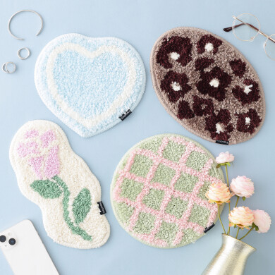 【New🌹】ハートやローズをモチーフにしたおしゃれなミニマットが新登場✨