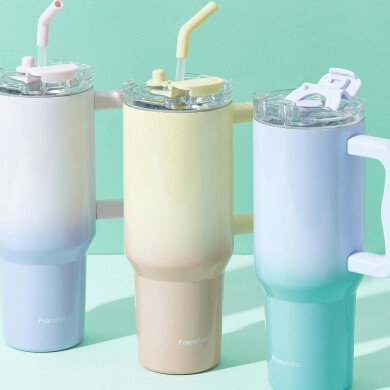 グラデーションカラーが目を引く👀✨大型ステンレスマグ🥤
