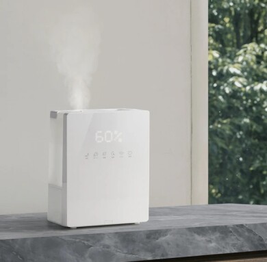 \最長39時間連続運転可能😳/ スタイリッシュなデザインのハイブリッド式加湿器をご紹介☁