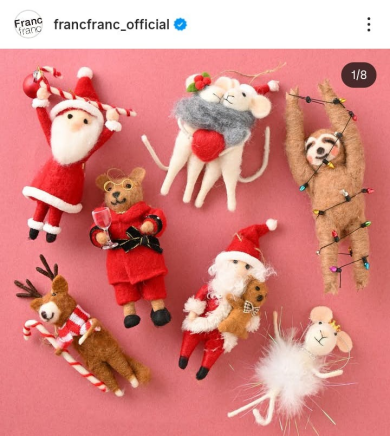 デザイン豊富なクリスマスのオーナメント🎅🤍