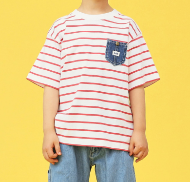 キッズ デニムポケットTシャツ