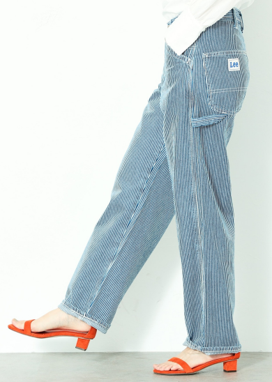 レディ―ス ペインターワイドデニムパンツ DUNGAREES