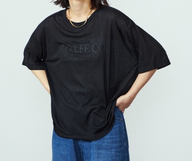 シアープルオーバーTシャツ