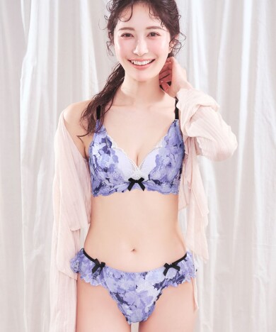 アドミレフラワー カシュクールレース脇高ブラ(R)