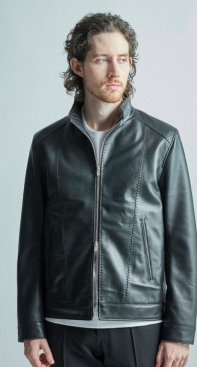 MENS　BIGI レザーアイテム特集　ラムレザー　ライダースジャケット