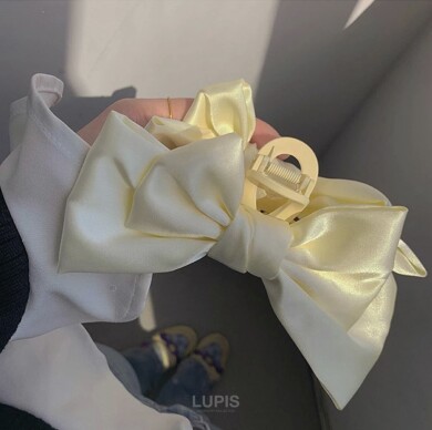 大人気商品♡BIGシンプルリボンバンスクリップ🎀🖤