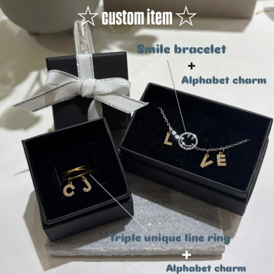 Alphabet charm custom