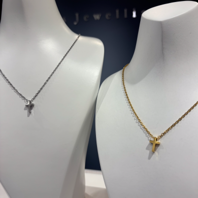 small cross necklace