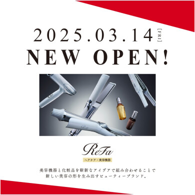 NEWSHOP！！「Refa」OPEN
