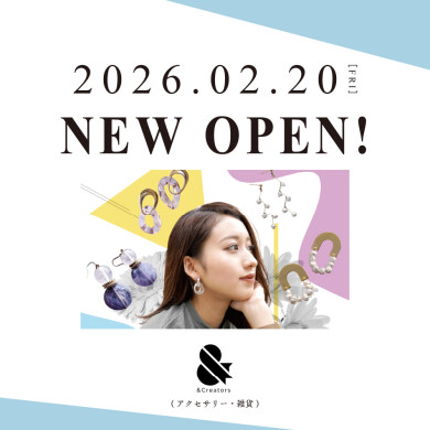 【NEW OPEN】 &Creators