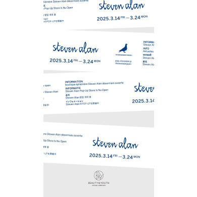 3/14～3/24 WOMENSにてSteven Alan POP UP開催