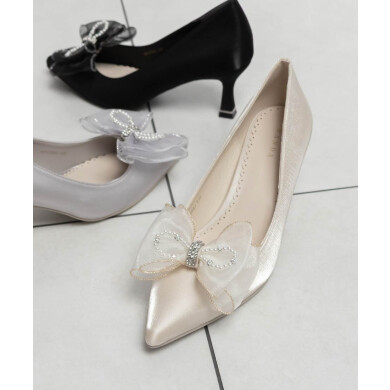 2WAY シアーリボンパンプス