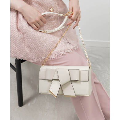 2WAY リボンベルトショルダーバッグ