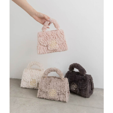 2WAY モノグラムショルダーファーバッグ～初秋コレクション～