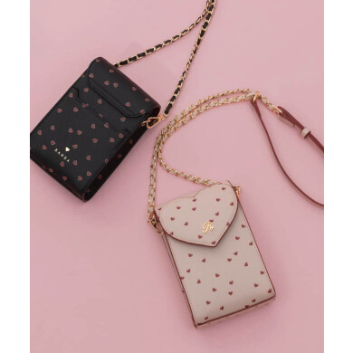 【Heart Collection】ハートカットスマホショルダーバッグ