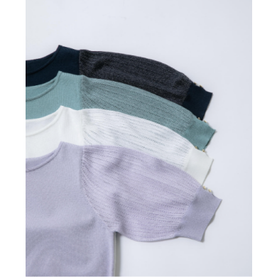 『透かし編みスリーブニット』好評発売中！！