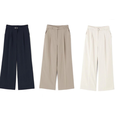 『クリアツイル SETUP タックワイドパンツ』好評発売中！！