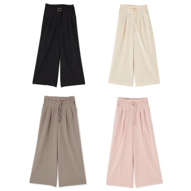 『ダブルベルトワイドパンツ』好評発売中！！