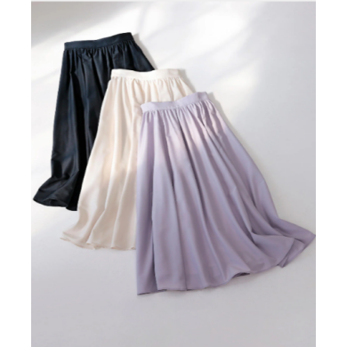 『【ちょうど、いい服】ふんわり春風フレアスカート』好評発売中!!