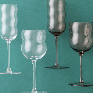 【NEW✨】トレンド感のあるもこもこしたフォルムのグラスをご紹介🥂