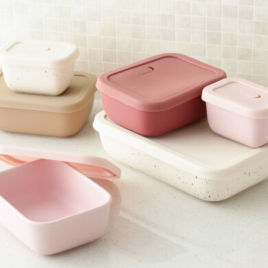 【NEW✨】作り置き保存にぴったり！1つで3役の便利なフードコンテナ👩‍🍳