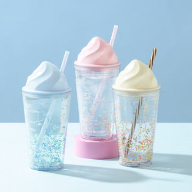 ＼7月31日(金)より展開スタート🍹🫧／ アイスクリームをモチーフにしたキュートなタンブラー🍦