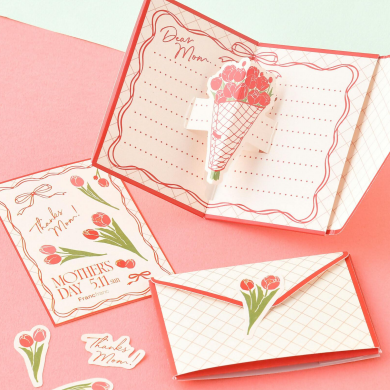 母の日のメッセージカード💌