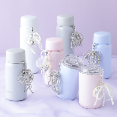 色味が可愛い✨チャーム ステンレスボトル🎀