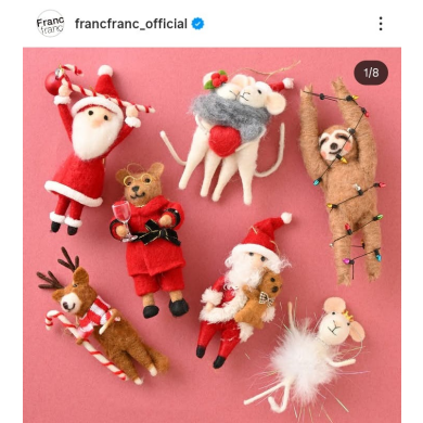 デザイン豊富なクリスマスのオーナメント🎅🤍